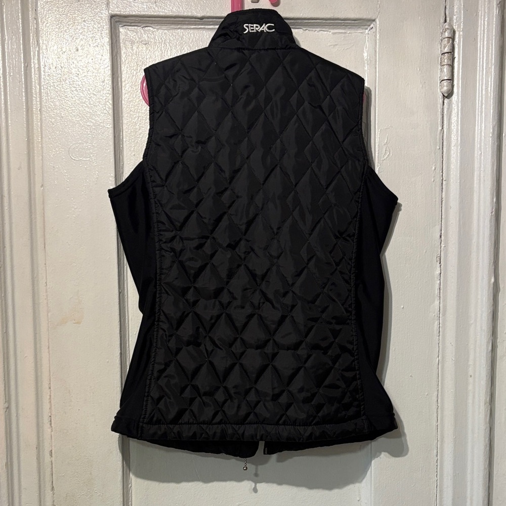 Serac Women's Black Quilted Vest - Picture 2 of 3